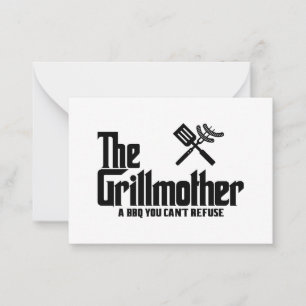 Cartão De Notas A Grillmães