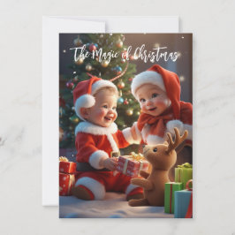 Cartão De Notas A Magia do Natal