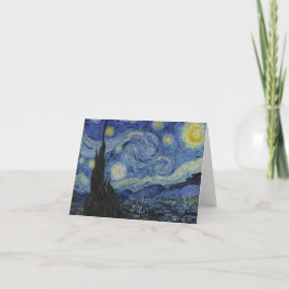 Cartão De Notas A Noite Estrelada de Van Gogh: O Turbilhão de Sonh