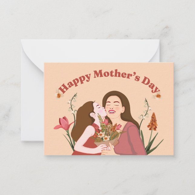 Cartão De Notas À Rainha dos Nossos Corações (Frente)