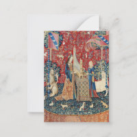 A Senhora e o Unicórnio, Audição