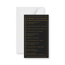 Abraham Hicks LOA 22 Processes Lista Bolso Preto