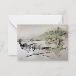 Cartão De Notas Abstrato Autumn Colunas Paisagem 2