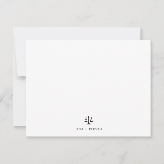 Cartão De Notas Advogado (Frente)