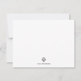 Cartão De Notas Advogado