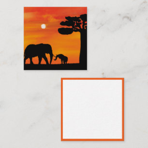 Cartão De Notas africano, afracano padrão, marrom, elegante, natur