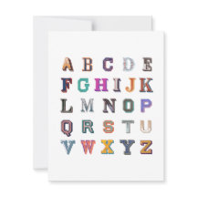 alfabeto Vintage bold a-z