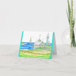 Cartão De Notas Algodão do mar Notecard