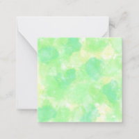 Amarelo e Verde Aquarela