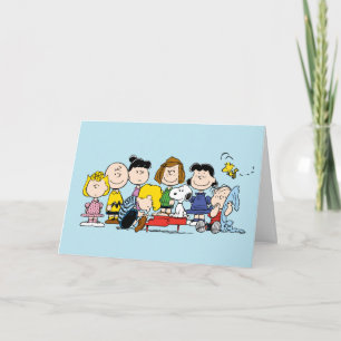 Cartão De Notas Amendoins Charlie Brown e Turma