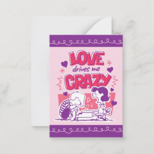 Cartão De Notas Amendoins O Amor Me Deixa Louco