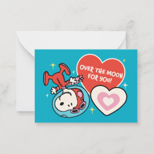 Cartão De Notas Amendoins   Snoopy Louco por Você