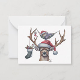 Cartão De Notas Amigos Festivos