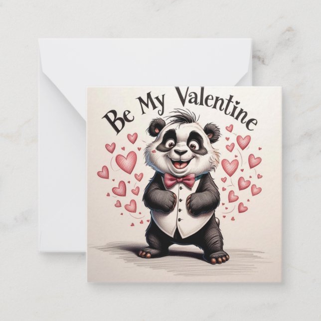 Cartão De Notas Amor a preto e branco (Frente)