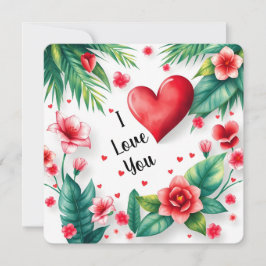 Cartão De Notas Amor no Dia do Namorados Feliz