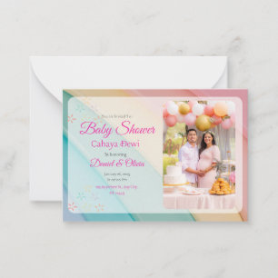 Cartão De Notas Amor, riso e novo bebê"