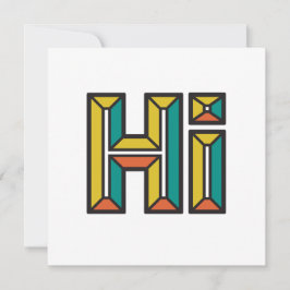 Cartão De Notas Apenas dizendo sua placa de nota plana em Dourado,