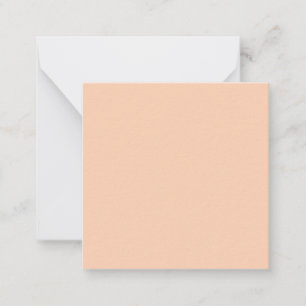 Cartão De Notas Apricot (cor sólida)