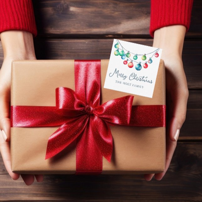 Cartão De Notas Aquarela Cor-de-Água Palha de Natal Foto (Criador carregado)