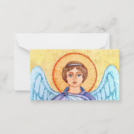 Cartão De Notas Aquarellzeichnung eines Engels.