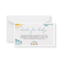 Aqui vêm os livros do filho para o bebê