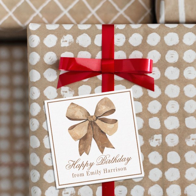 Cartão De Notas Arco Burlap Natural de Aquarela (Criador carregado)