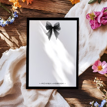 Arco de Aquarela Preto e Branco Minimalista Elegan
