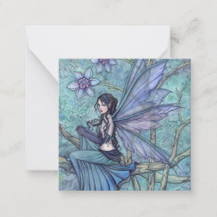 Cartão De Notas Arte de Fada do Jardim Sereno por Molly Harrison