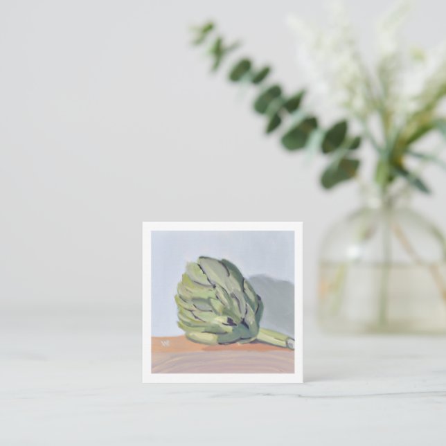 Cartão De Notas Artichoke Ainda Vida (Em pé/Frente)