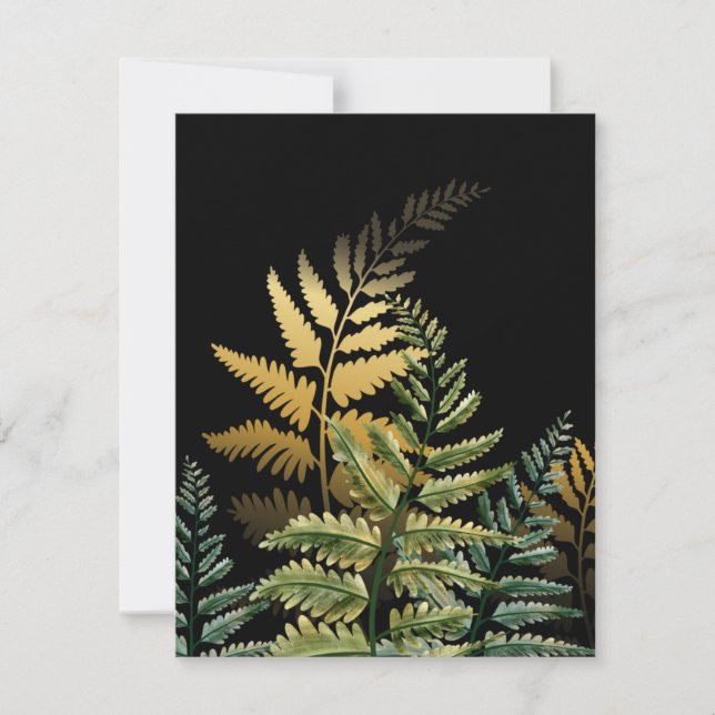 Cartão De Notas Árvores de Aquarela 3 (Frente)