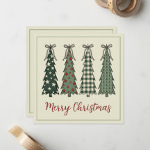 Árvores de Natal Rústicas Personalizadas de Férias