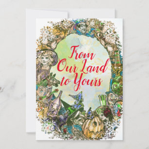 Cartão De Notas Assistente Clássico do Natal da Família Oz