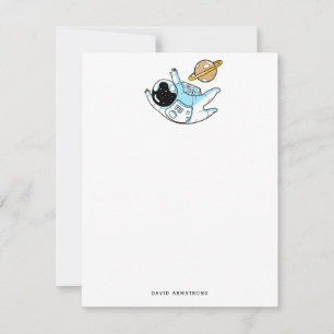 Cartão De Notas Astronauta Kid's