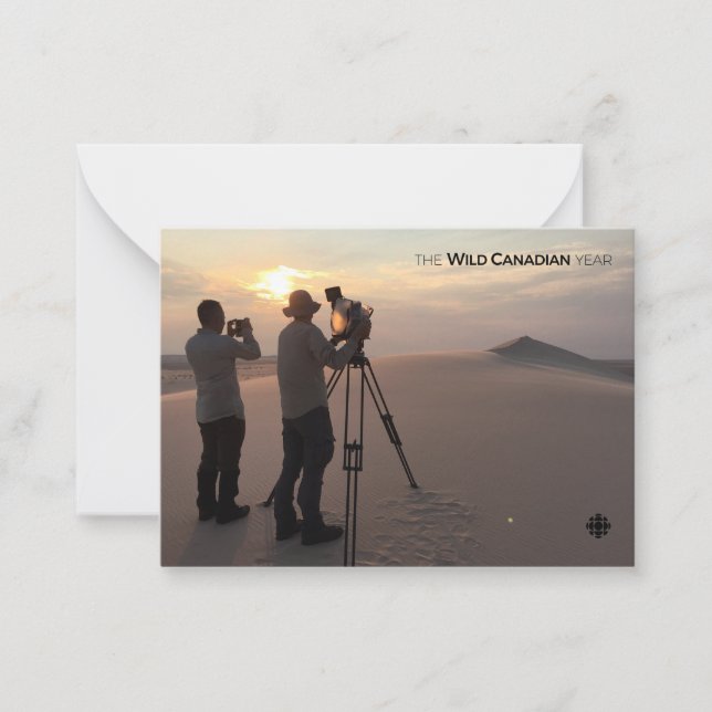 Cartão De Notas Athabasca Sand Dunes (Frente)