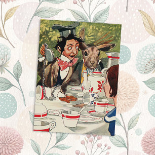 Cartão De Notas Aventuras de Alice no País das Maravilhas Chá Fest