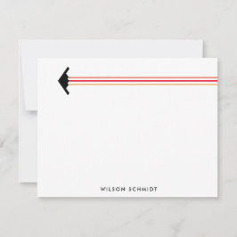 Cartão De Notas B-2 Bombardeiro com Três Listras de Contraste