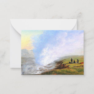 Cartão De Notas Baagoe - Wanderers Picnicking perto de Uxahver Isl