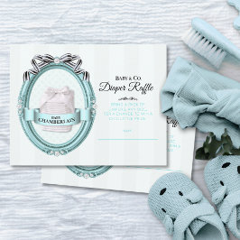 Cartão De Notas Baby & Co. Diaper Raffle Card