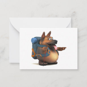 Cartão De Notas backpacker GS