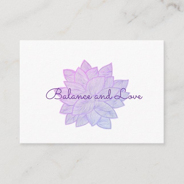 Cartão De Notas Balance and Love: Hand-Drawn Floral Affirmation (Frente)