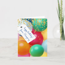 Balões personalizados básicos confete aniversário