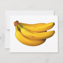 Cartão De Notas Bananas amarelas num grupo retangular