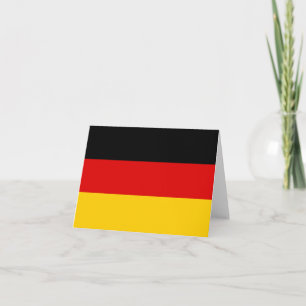 Cartão De Notas bandeira alemã