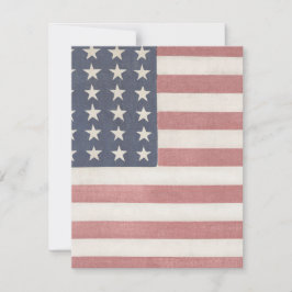 Cartão De Notas Bandeira Americana da americana