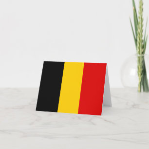 Cartão De Notas Bandeira da Bélgica