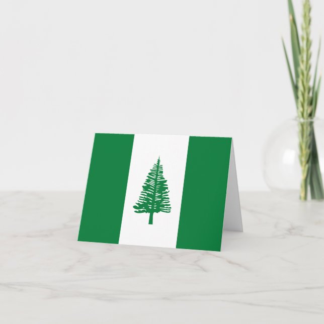 Cartão De Notas Bandeira da Ilha Norfolk (Frente)