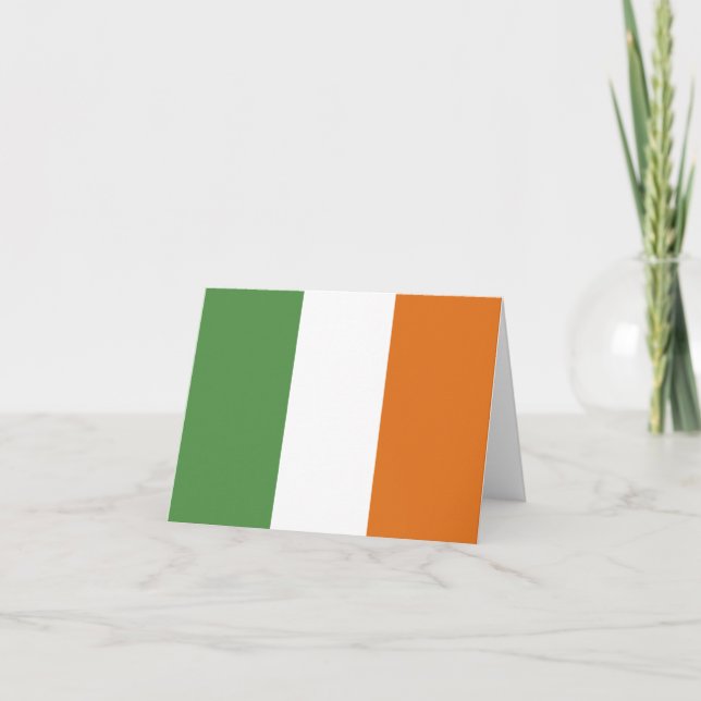 Cartão De Notas Bandeira da Irlanda (Frente)