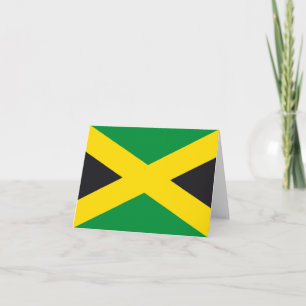 Cartão De Notas bandeira da Jamaica