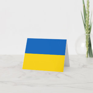Cartão De Notas Bandeira da Ucrânia