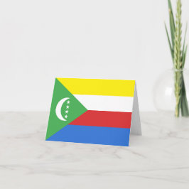 Cartão De Notas Bandeira das Comores